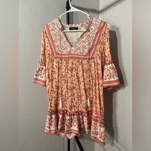 Hey Sammy Smock Dress